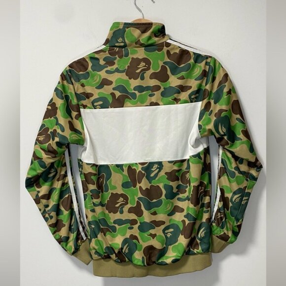 Adidas × BAPE Green Camo Track Jacket — Size M - Picture 7 of 12